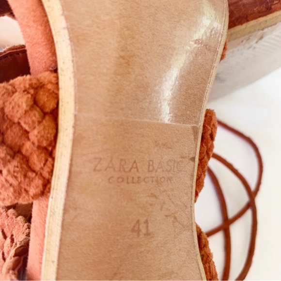 ZARA Braided Leather Suede Strappy
Heel Sandals - Picture 12 of 15